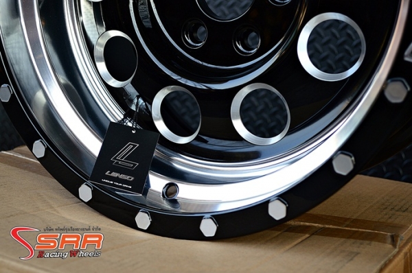 ล้อแม็กซ์ MAX6 ขอบ16" นิ้ว สีดำขอบเงา สำหรับใส่รถNAVARA ราคาพิเศษ