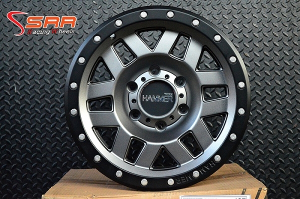 ล้อแม็กซ์ OFFROAD HAMMER HM-2 ขอบ16 นิ้ว สีกันเมทาลิก