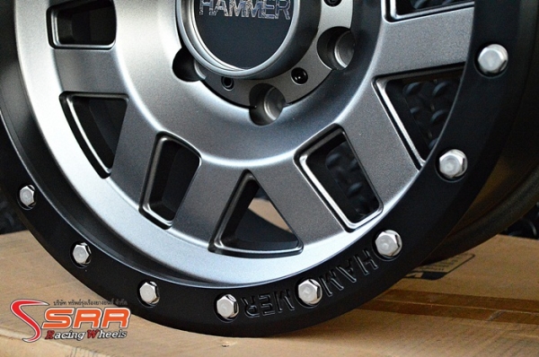 ล้อแม็กซ์ OFFROAD HAMMER HM-2 ขอบ16 นิ้ว สีกันเมทาลิก