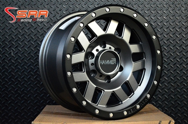 ล้อแม็กซ์ OFFROAD HAMMER HM-2 ขอบ16 นิ้ว สีกันเมทาลิก