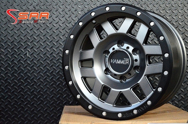 ล้อแม็กซ์ OFFROAD HAMMER HM-2 ขอบ16 นิ้ว สีกันเมทาลิก