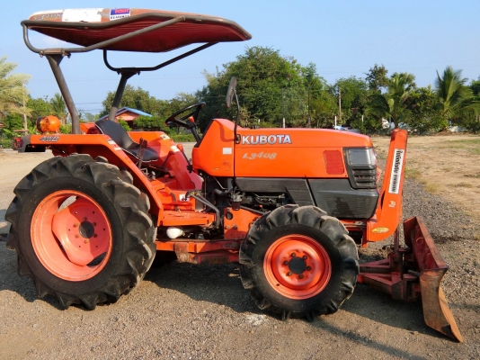 ❥ขายคะรถไถมือ ✌️L3408 ★★พร้อมใช้งาน★★อุปกรณ์ 3 ชิ้น  ใบดันหน้า+ผาน+โรตารี่ ราคา 185000฿ ทำงาน 1301ชม.⛽จัดส่งฟรี ↠↠สนใจติดต่อสอบถาม↠0906910337 ⛳พิกัด ร้านส.เจริญแทรกเตอร์ อ.บางระกำ จ.พิษณุโลก