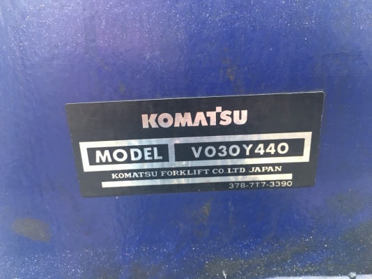 รถฟอร์คลิฟท์ Komatsu FD30T-14 ดีเซล 3 ตัน เสาสูง 4 เมตร รถพร้อมใช้งาน (มีคลิปกการทำงาน)