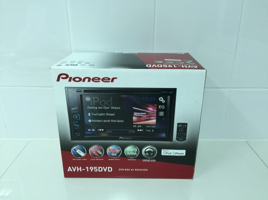 ขายวิทยุจอ 2 DIN PIONEER รุ่น AVH-195DVD ปี 2017