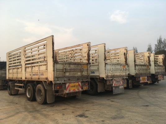 ขายด่วนรถพ่วงไม่ดั้ม 360 ปี56 ไมล์น้อย กะบะสามมิตร ใส่ของได้32.6ตัน สวยเดิมบาง