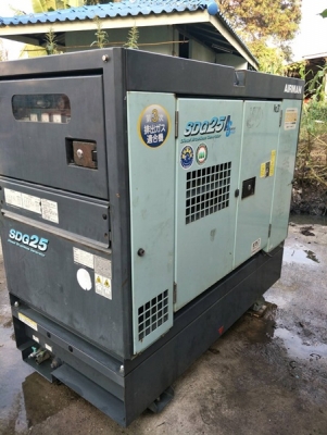 SDG25AS- เครื่องกำเนิดไฟฟ้า ขนาด 20/25kva. Airman genset เครื่องยนต์ ดีเซล นำเข้าจากญี่ปุ่น by OEK