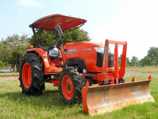 ❥สินค้าเข้าใหม่ L4708&raquo;&raquo;พร้อมใช้งาน  พร้อมอุปกรณ์ 3 ชิ้น โรตารี่+ผาน+ใบดันหน้า ราค400000บาท ทำงาน 1091ชม. ↠↠สนใจติดต่อสอบถาม↠0906910337 ⛽️พิกัดร้าน ส.เจริญแทรกเตอร์ อ. บางระกำ จ. พิษณุโลก