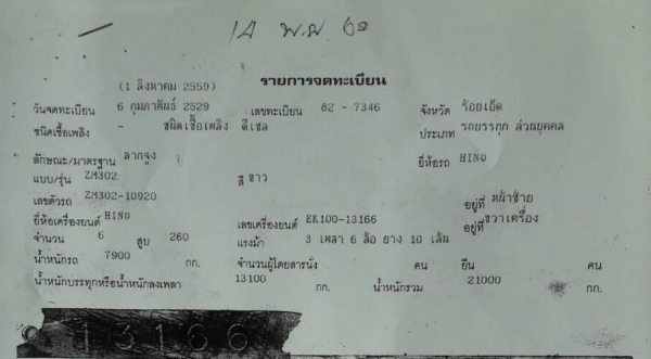 ขาย รถ 10 ล้อ หัวลาก HINO ZM302 ช่วงล่างเบรคแห้ง เครื่อง EK100 260 แรงม้า ทะเบียนครบพร้อมโอน