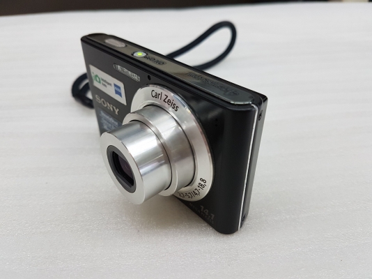 กล้องดิจิตอล Sony รุ่น DSC-W320 สีดำ 14.1 ล้านพิกเซล มีชาร์ท ซอง เมม 2 GB ส่งฟรี
