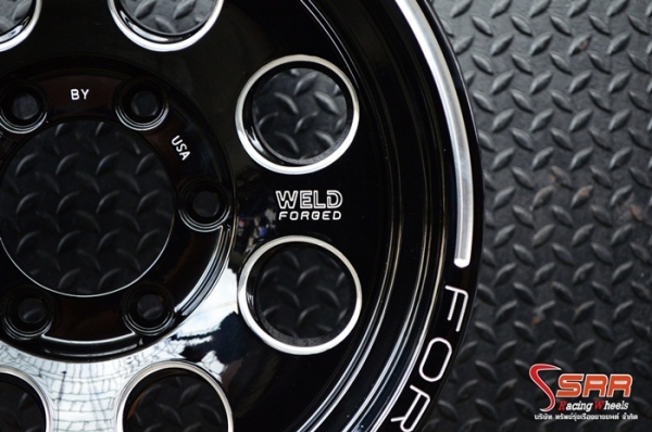 ล้อแม็กซ์ WELD DEVEL ขอบ16 นิ้ว สีดำคลิบเงิน ราคาวงละ 5,000 บาท