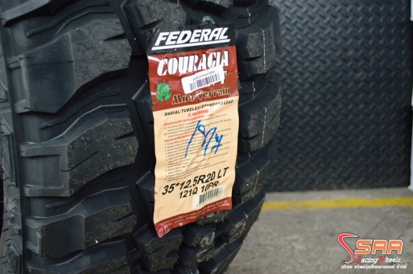 FEDERAL COURAGIA M/T 35X125R20 ปี17 เส้นละ 8,500 บาท