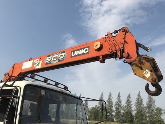 เครนยี่ห้อ UNIC เครน 5 ตัน 5 ปลอก