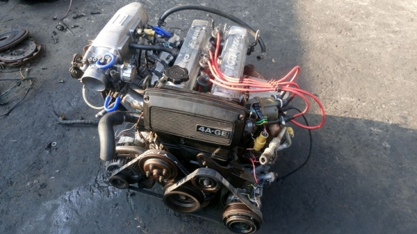 ขายเครื่องยนต์ TOYOTA 4AG ขับหลัง