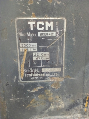 ขายรถโฟล์คลิฟท์ TCM (3.5 ตัน) isuzu เบนชิน