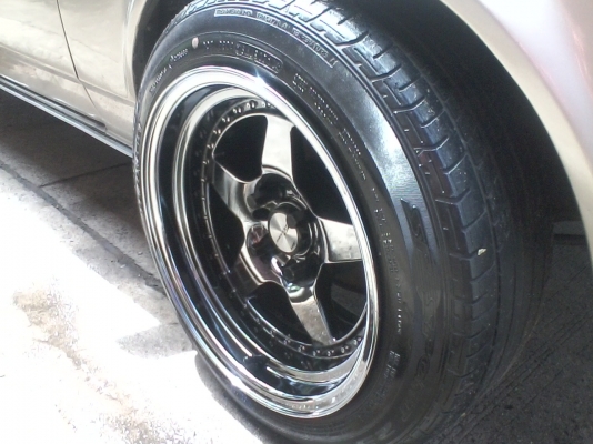 ขายล้อแม็ก AAW work emotion cr 01ขอบ 15 4รู100/114 พร้อมยาง ถูกๆๆ