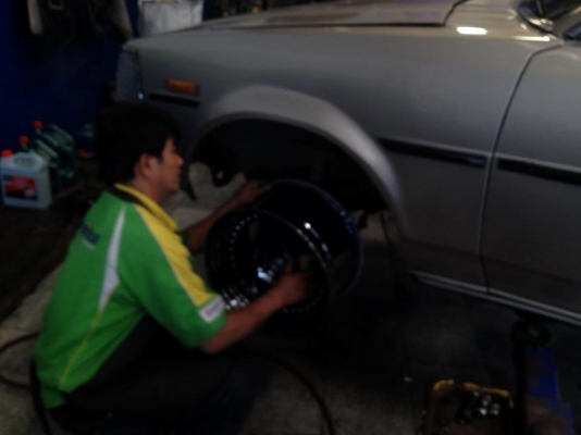 ขายล้อแม็ก AAW work emotion cr 01ขอบ 15 4รู100/114 พร้อมยาง ถูกๆๆ