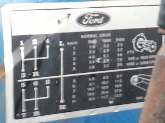 รถไถฟอร์ด 6710  เครื่องแน่น เสื้อลาย เกียร์ข้าง พร้อมใบมีดหน้า ผานหลัง 7สวยมาก