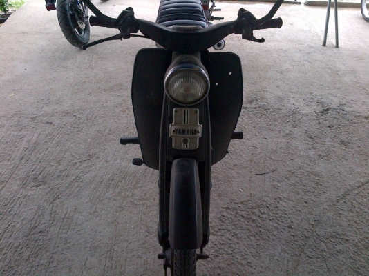 ขาย!ยามาฮ่าคล๊าสสิกรุ่นไฟหล่น สีดำด้าน เครื่องเวฟ125 มีเล่มเครื่องเอกสารโอน เครื่องดีแน่นๆ