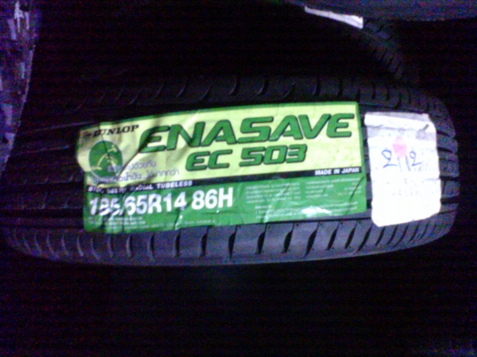 ยาง 185/65r14 DUNLOP ENA SAVE EC503 MADE IN JAPAN เส้นละ 1,700 บาท