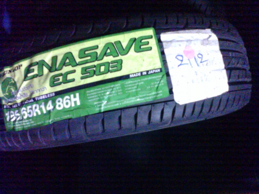 ยาง 185/65r14 DUNLOP ENA SAVE EC503 MADE IN JAPAN เส้นละ 1,700 บาท