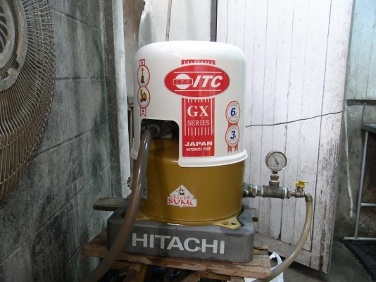 ขายปั้มน้ำ Hitachi 150 W สภาพสวยพร้อมใช้งาน รับประกันคุณภาพ ดูประวัติการขายผมได้ครับ