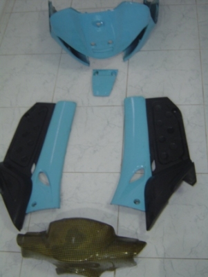 ชุูดสี นูโวตัวเก่า สีฟ้า สภาพสวย