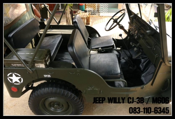 Jeep Willys M606 พวงมาลัยซ้าย นำเข้าจาก U.S.A 1960