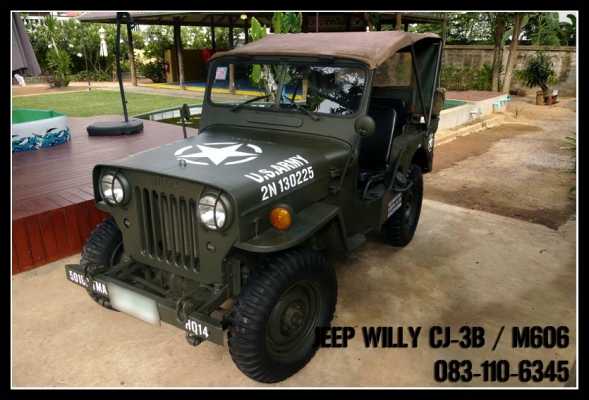 Jeep Willys M606 พวงมาลัยซ้าย นำเข้าจาก U.S.A 1960