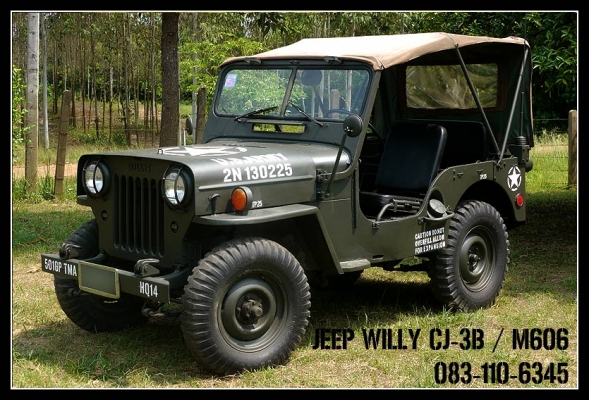 Jeep Willys M606 พวงมาลัยซ้าย นำเข้าจาก U.S.A 1960