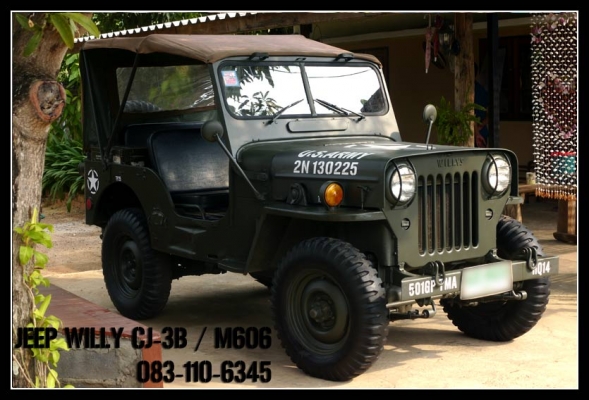 Jeep Willys M606 พวงมาลัยซ้าย นำเข้าจาก U.S.A 1960