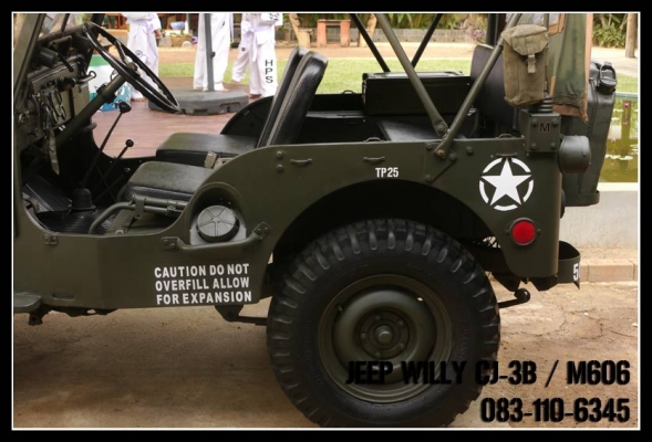 Jeep Willys M606 พวงมาลัยซ้าย นำเข้าจาก U.S.A 1960
