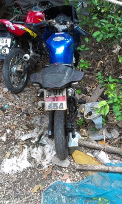 ขาย  NSR 150 ทำตูดมดแล้ว ทะเบียนเต็ม ไม่มีชุดโอน 7500 บาท