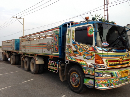 ดั้มพ์แม่-ลูก HINO MEGA 260 เช็คศูนย์ตลอด