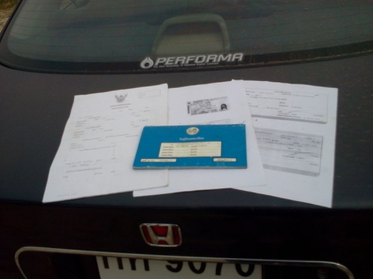 ขายทะเบียน+เพลท HONDA แอคคอทตาเพรช ปี 90พร้อมโอน