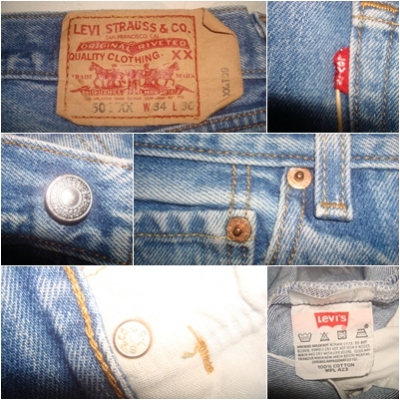 # 8582 # ยีนส์ Levi's 501 ผ้าทราย ของแท้ มือสอง เอว 34 ยาว 26 ตะเข็บสวยๆๆ # 8582 # ยีนส์ Levi's 501 ผ้าทราย ของแท้ มือสอง เอว 34 ยาว 26 ตะเข็บสวยๆๆ