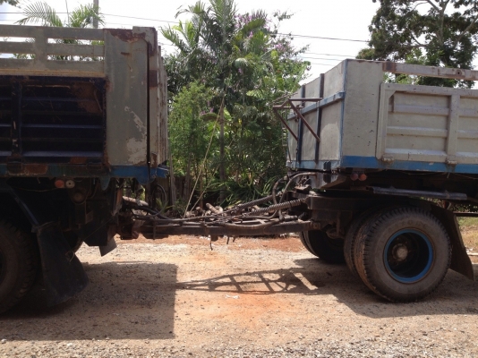 HINO FM227 LDขายรถบรรทุกพ่วงดั้มพ์ แม่+ลูก สภาพพร้อมใช้งาน