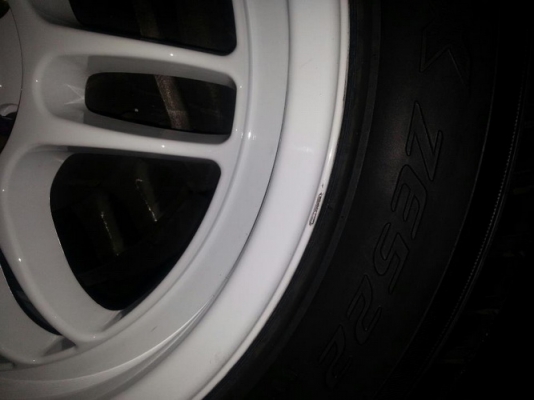 ล้อ15RPF1 หน้า7ออฟ41 หลัง8ออฟ35 + ยาง FALKEN 195/55/15 ปี11