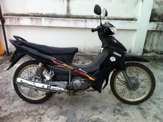 ขายยามาฮ่า สปาร์ค 110 cc. เอกสารครบแต่ทะเบียนขาดเกิน 3 ปี สภาพตามรูป ราคา 8,900 บาท สนใจติดต่อคุณเก่ง