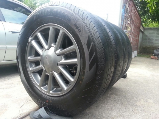 ล้อ16รมดำIsuzu D-Max X-Series +ยาง Bridgestone 215/70/16 ปี13 ล้อ16รมดำIsuzu D-Max X-Series +ยาง Bridgestone 215/70/16 ปี13