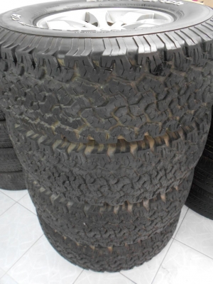 ขายล้อแม็ก Fortuner ขอบ 16 พร้อมยาง BF All 265/75/16 /เทิร์นได้-ใส่ฟรี ขายล้อแม็ก Fortuner ขอบ 16 พร้อมยาง BF All 265/75/16 /เทิร์นได้-ใส่ฟรี