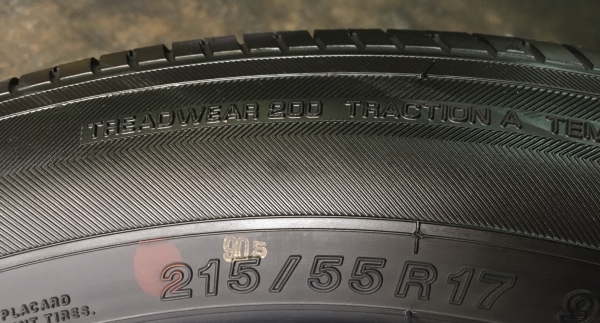 ยางป้ายแดง Yokohama 215-55-17 ปี 17
