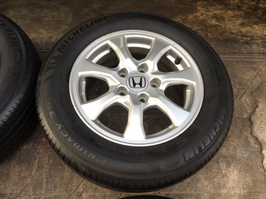 ล้อแม็ก Honda Civic FB ขอบ15 พร้อมยาง Michelin 195-65-15 ปลายปี 14