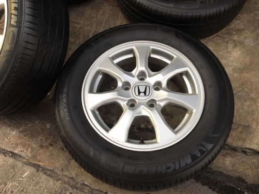 ล้อแม็ก Honda Civic FB ขอบ15 พร้อมยาง Michelin 195-65-15 ปลายปี 14