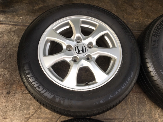 ล้อแม็ก Honda Civic FB ขอบ15 พร้อมยาง Michelin 195-65-15 ปลายปี 14