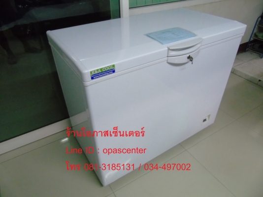 ตู้แช่แข็ง ฝายกทึบ K A Cooling รุ่น ฝาทึบ 7.6 คิว สภาพใหม่ พร้อมใช้งาน มีใบรับประกันศูนย์