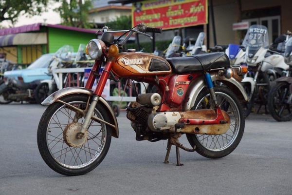 ร้าน  วุฒิ นนบุรี     ขายยามาฮ่า YL2 รถสวยเดิมๆแห้งๆ