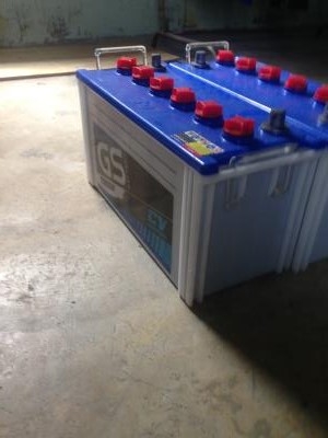 ขายแบตเตอรี่ GS N100 100 Ah อายุ 4 เดือน เหมา 2 ลูก ราคา 3,600 บาท
