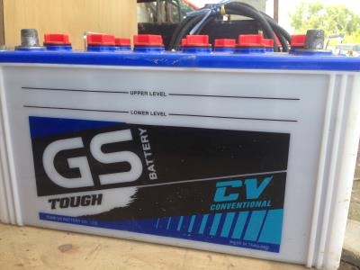 ขายแบตเตอรี่ GS N100 100 Ah อายุ 4 เดือน เหมา 2 ลูก ราคา 3,600 บาท