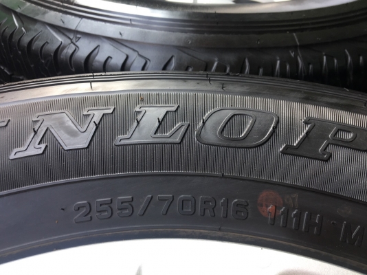 แม็กป้ายแดง Nissan Navara NP300 ขอบ 16 พร้อมยางป้ายแดง Dunlop 255-70-16 ปลายปี 17 สวยกริบ ตุ่ม เส้นสีทุกเส้น