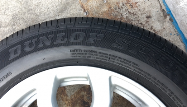 ล้อแม็ก Honda Brio Amaze ขอบ 14 พร้อมยาง 175-65-14 Dunlop ปี 14